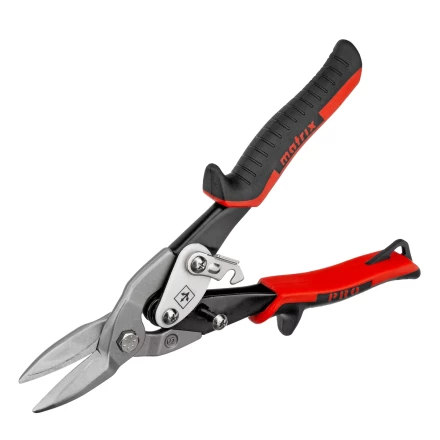 Ножницы по металлу Matrix, 250 мм, прямой рез, сталь CRMO, двухкомпонентные рукоятки, PRO 78322 купить в Урае