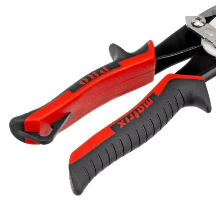 Ножницы по металлу Matrix, 250 мм, прямой рез, сталь CRMO, двухкомпонентные рукоятки, PRO 78322 купить в Урае