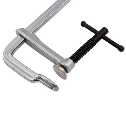 Струбцина F-образная Denzel 20471, 100x400мм, кованая купить в Урае