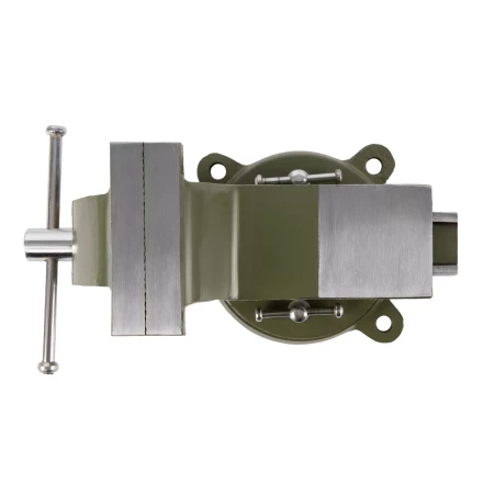 Тиски слесарные Сибртех 18618, 100 мм, стальные, поворотные купить в Урае