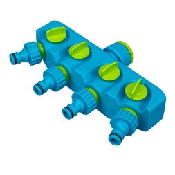 Разветвитель четырехканальный, пластиковый Palisad Luxe 65787