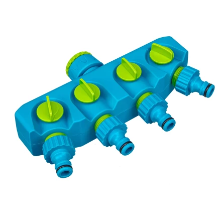 Разветвитель четырехканальный, пластиковый Palisad Luxe 65787 купить в Урае