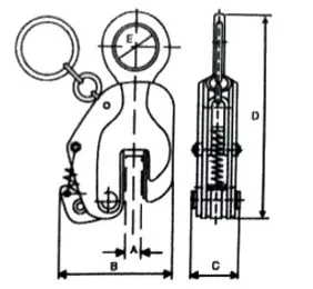 Захват для вертикального подъема листового металла тип DSQA-1.0 купить в Урае