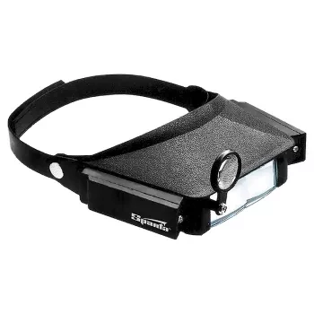 Лупа с дополнительными линзами, с подсветкой, для закрепления на голове  SPARTA 913825 купить в Урае