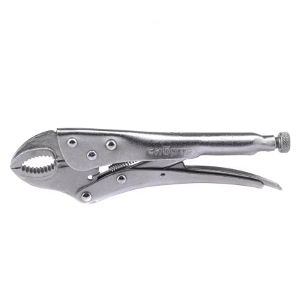 Зажим ручной полукруглый захват 220 мм Сибртех 18422 купить в Урае