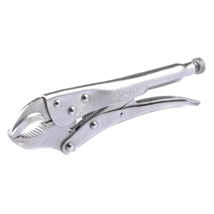 Зажим ручной полукруглый захват 220 мм Сибртех 18422 купить в Урае