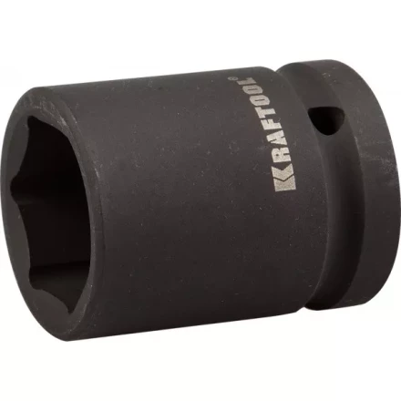 Торцовая головка KRAFTOOL &quot;INDUSTRIE QUALITAT&quot; ударная (3/4&quot;), FLANK, Cr-Mo, фосфатированная, 27 мм 27945-27_z01 купить в Урае