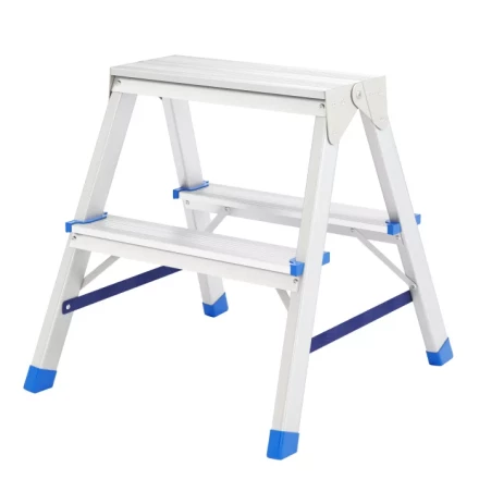 Стремянка двусторонняя 2 ступени алюминиевая Сибртех 97922 купить в Урае