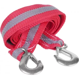 Трос буксировочный ЗУБР "МАСТЕР", 2 крюка, сумка, 4м, 5т 61210-5