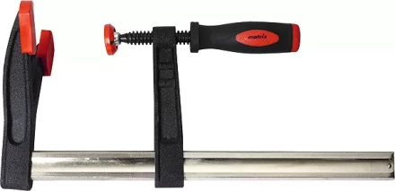 Струбцина F-образная, 600 х 120 х 715 мм, двойной упор MATRIX MASTER 20415 купить в Урае