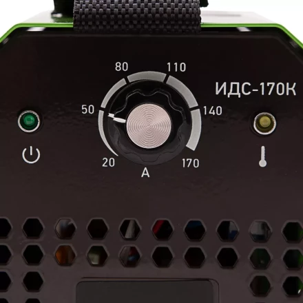 Инверторный аппарат дуговой сварки ИДС-170K, 170 А, ПВ 80%, диаметр электрода 1,6-3,2 мм Сибртех 94393 купить в Урае