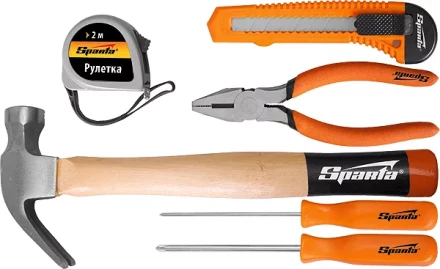 Набор инструмента бытовой, 6 предм  SPARTA 13540 купить в Урае