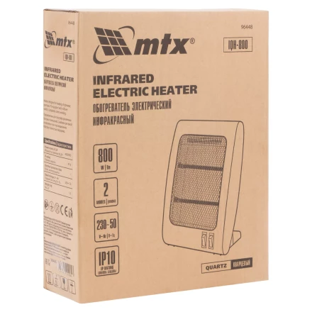 Инфракрасный обогреватель MTX 96448, IQH-800, 230В, 800 Вт купить в Урае