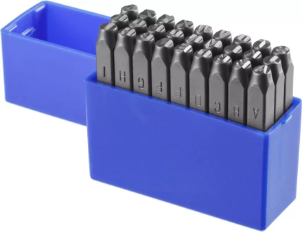 Клейма ЗУБР буквенные латинские, шрифт 5мм 21505-05_z01 купить в Урае