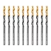 Сверло по металлу, 4,2 мм, HSS-Tin, Golden Tip, 10 шт. Denzel 717210 купить в Урае