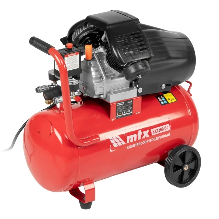 Компрессор воздушный КК-2200/50 2.2 кВт 350 л/мин 50 л прямой привод масляный MTX 58024 купить в Урае