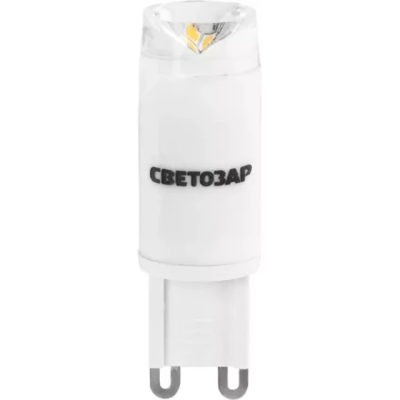 Лампа СВЕТОЗАР светодиодная &quot;LED technology&quot;, цоколь G9, теплый белый свет (3000 К), 2,5Вт (20) 44595-20 купить в Урае
