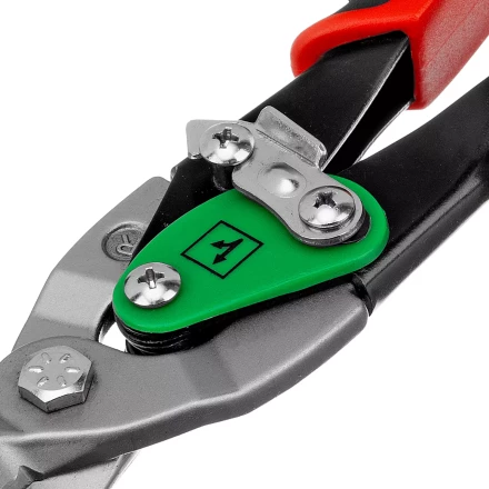 Ножницы по металлу Matrix, 250 мм, правый рез, сталь CRMO, двухкомпонентные рукоятки, PRO 78324 купить в Урае