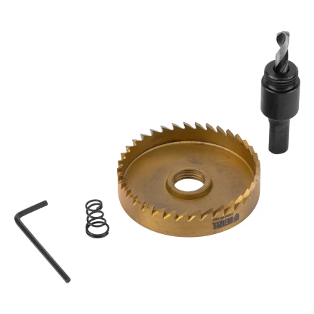 Коронка по металлу HSS, 65 мм, нитридтитановое покрытие Denzel 724121 купить в Урае