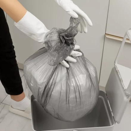 Пакеты для мусора 30 л x 50 шт. серые, Home Palisad 927075 купить в Урае