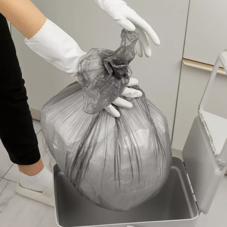 Пакеты для мусора 30 л x 50 шт. серые, Home Palisad 927075 купить в Урае