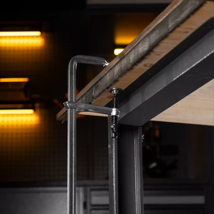 Струбцина F-образная Denzel 20472, 100x600мм, кованая купить в Урае