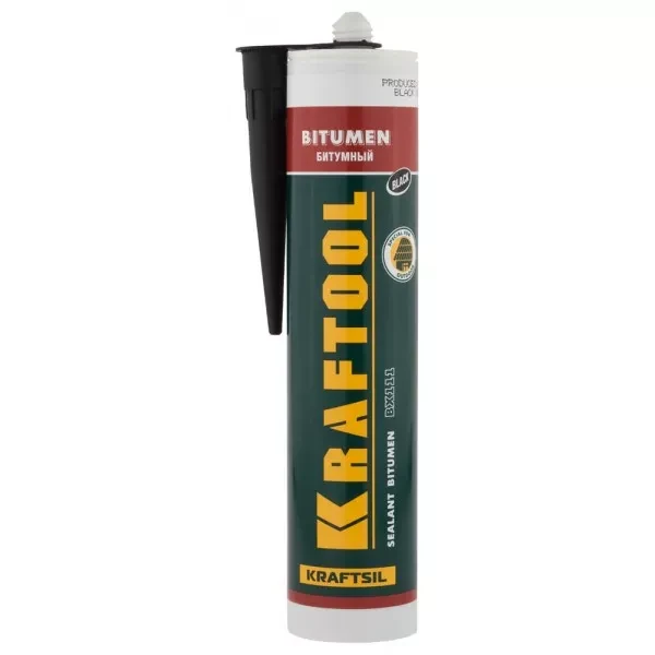Герметик битумный KRAFTOOL черный, 300мл 41261 купить в Урае