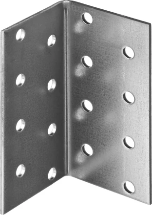 Крепежный угол ЗУБР &quot;МАСТЕР&quot; равносторонний, 80х40х40мм, 50 шт 310205-080-040 купить в Урае