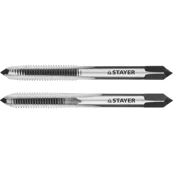 Комплект метчиков STAYER "MASTER", сталь 9ХС, М5х0,8, 2 шт 28025-05-0.8-H2 купить в Урае