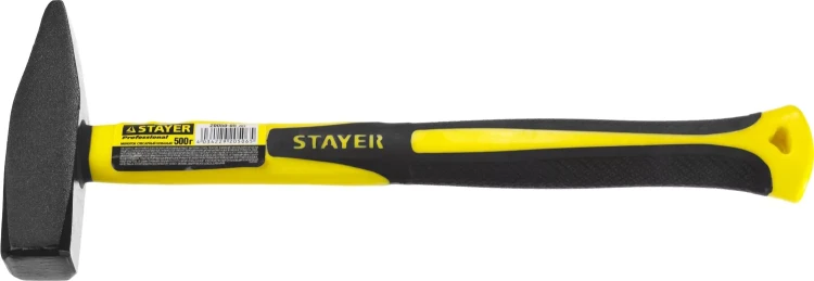Молоток слесарный Fiberglass 500 г с фиберглассовой рукояткой, STAYER Professional 20050-05 20050-05_z01 купить в Урае