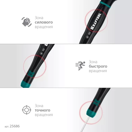 Набор отверток для точных работ KRAFTOOL Precision 7 25686 купить в Урае