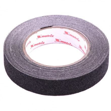 Лента клейкая противоскользящая черная 25 мм x 10 м Matrix 88706 купить в Урае