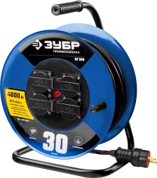 Профессиональные удлинители на стальной катушке КГ 325 силовые серия ПРОФЕССИОНАЛ