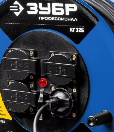 Профессиональные удлинители на стальной катушке КГ 325 силовые серия ПРОФЕССИОНАЛ купить в Урае