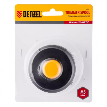 Катушка триммерная полуавтоматическая для Denzel TE-350 гайка M5 Denzel 96348 купить в Урае