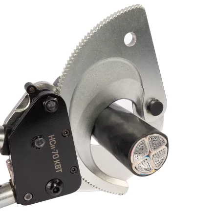 Секторные ножницы диэлектрические КВТ НСи-70 для резки бронированных кабелей до 70 мм (91814) купить в Урае