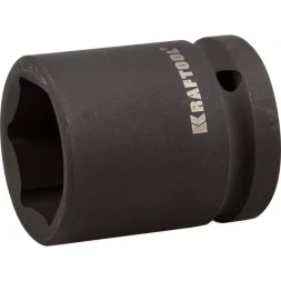 Торцовая головка KRAFTOOL "INDUSTRIE QUALITAT" ударная (3/4"), FLANK, Cr-Mo, фосфатированная, 30 мм 27945-30_z01