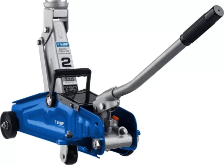 Домкрат гидравлический подкатной T30, 2т, 135-330мм, в кейсе, ЗУБР Профессионал 43053-2-K купить в Урае