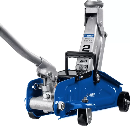 Домкрат гидравлический подкатной T30, 2т, 135-330мм, в кейсе, ЗУБР Профессионал 43053-2-K купить в Урае