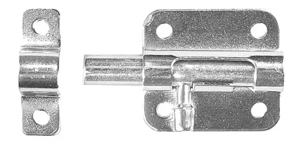 Задвижка накладная для окон и мебели &quot;ШП-10 БЦ&quot;, цвет белый/цинк, 30мм 37741-30 купить в Урае