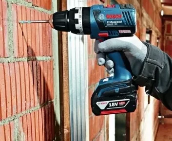 Дрель-шуруповерт аккумуляторная BOSCH GSB 18 V-EC ударная купить в Урае