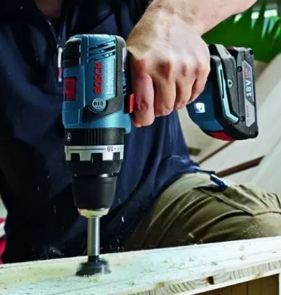 Дрель-шуруповерт аккумуляторная BOSCH GSB 18 V-EC ударная купить в Урае