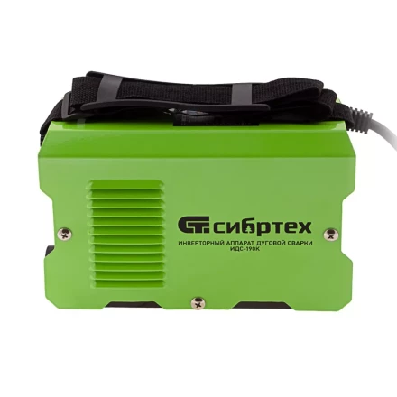 Инверторный аппарат дуговой сварки ИДС-190K, 190 А, ПВ 80%, диаметр электрода 1,6-4 мм Сибртех 94394 купить в Урае
