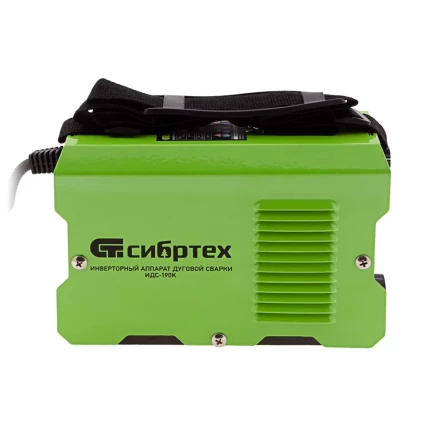 Инверторный аппарат дуговой сварки ИДС-190K, 190 А, ПВ 80%, диаметр электрода 1,6-4 мм Сибртех 94394 купить в Урае