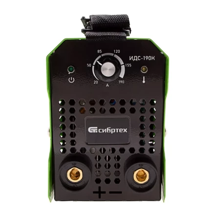 Инверторный аппарат дуговой сварки ИДС-190K, 190 А, ПВ 80%, диаметр электрода 1,6-4 мм Сибртех 94394 купить в Урае