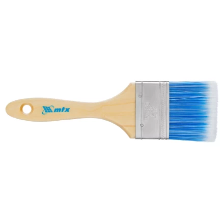 Кисть плоская &quot;Евро&quot; 2.5&quot;, искусственная щетина, деревянная ручка MTX 83072 купить в Урае