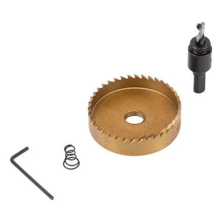 Коронка по металлу HSS, 68 мм, нитридтитановое покрытие Denzel 724122 купить в Урае