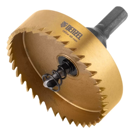 Коронка по металлу HSS, 68 мм, нитридтитановое покрытие Denzel 724122 купить в Урае