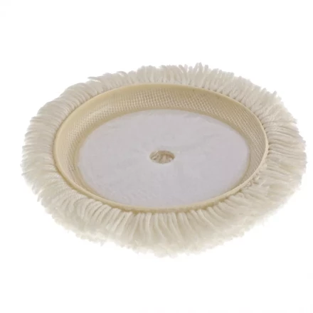 Насадка полировальная под липучку 180 мм плетеная шерстяная нить MATRIX артикул 75958 купить в Урае