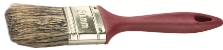 Кисть плоская ЗУБР &quot;УНИВЕРСАЛ-ПРЕМИУМ&quot; &quot;КП-15&quot;, смешанная натуральная щетина, пластмассовая ручка, 20мм 4-01015-020 купить в Урае